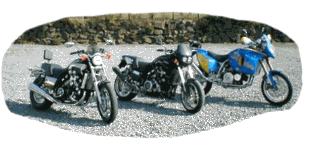 von links: Vmax Chopper, Eifelmax, MaxDuro